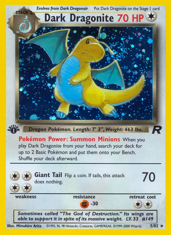 Dark Dragonite (5/82) - Team Rocket