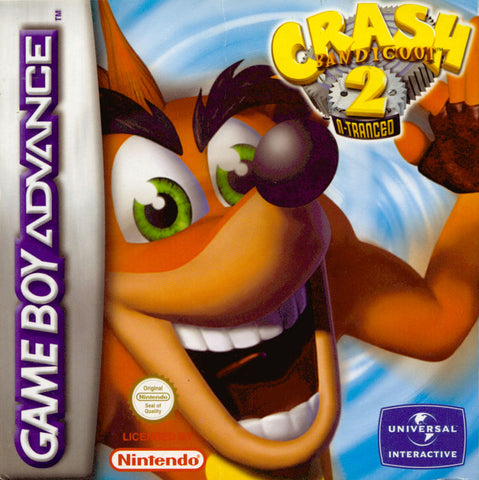 Crash Bandicoot 2 N-tranced - GBA Game