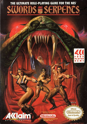 Swords and Serpents - NES Game