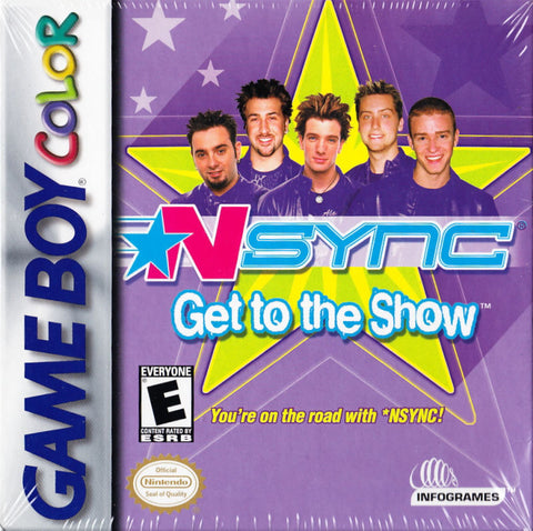 NSYNC Get to the Show - Gameboy Color Game