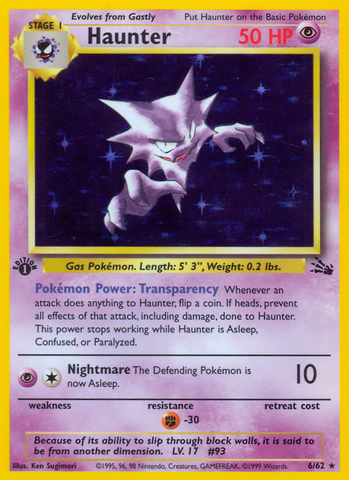 Haunter (6/62) - Fossil