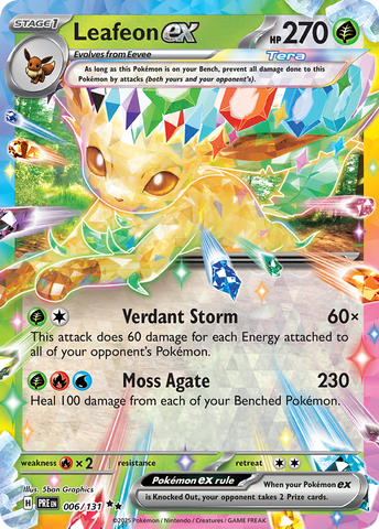 Leafeon ex (6/131) - Prismatic Evolutions
