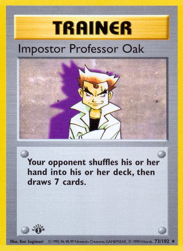 Impostor Professor Oak (73/102) - Base
