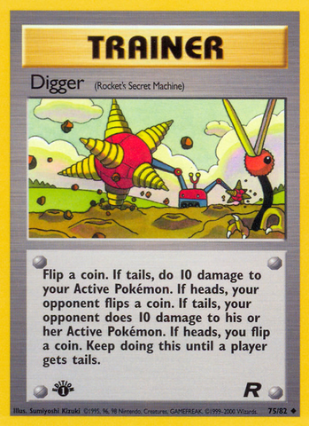 Digger (75/82) - Team Rocket