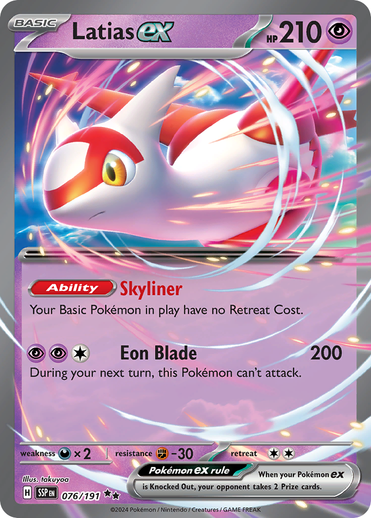 Latias ex (76/191) - Surging Sparks