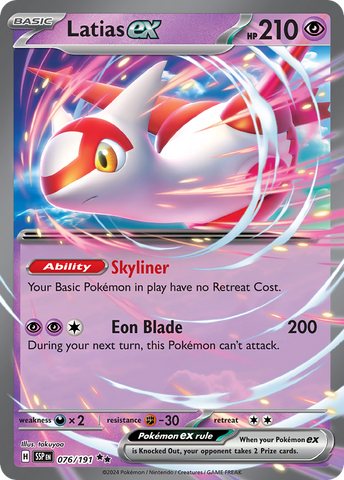 Latias ex (76/191) - Surging Sparks