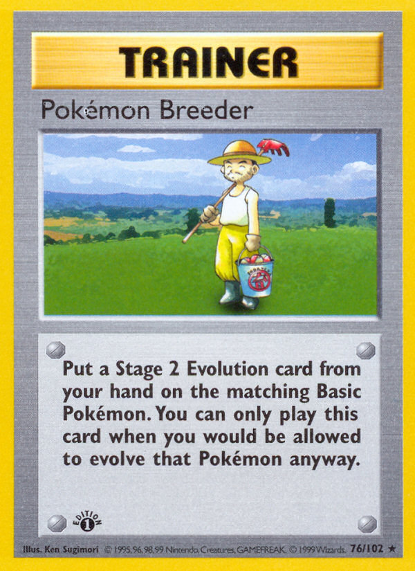 Pokémon Breeder (76/102) - Base