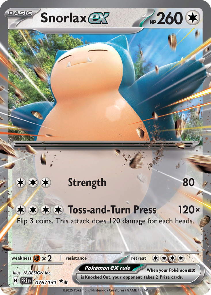 Snorlax ex (76/131) - Prismatic Evolutions