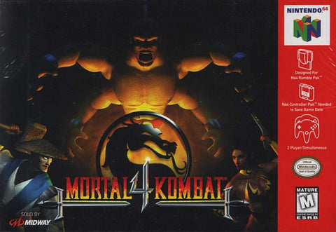 Mortal Kombat 4 - Nintendo 64 Game