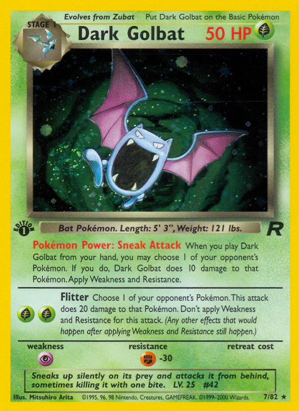Dark Golbat (7/82) - Team Rocket