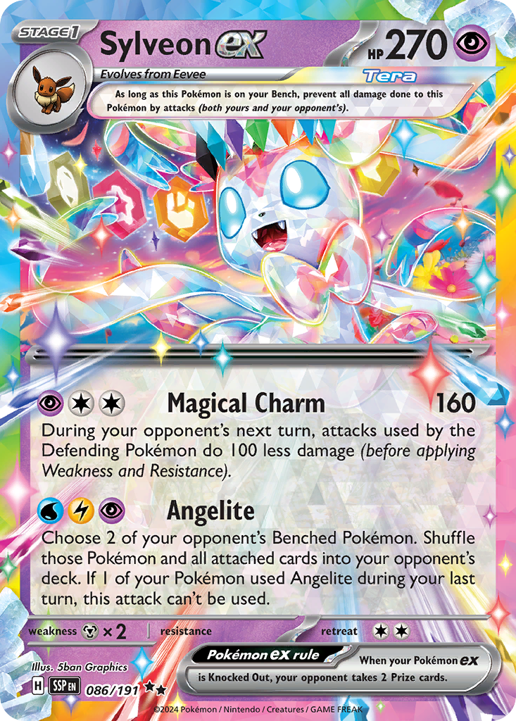 Sylveon ex (86/191) - Surging Sparks