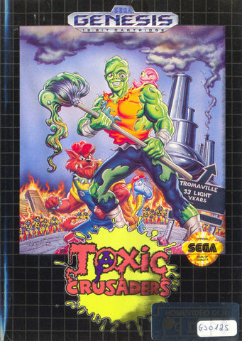 Toxic Crusaders - Sega Genesis Game