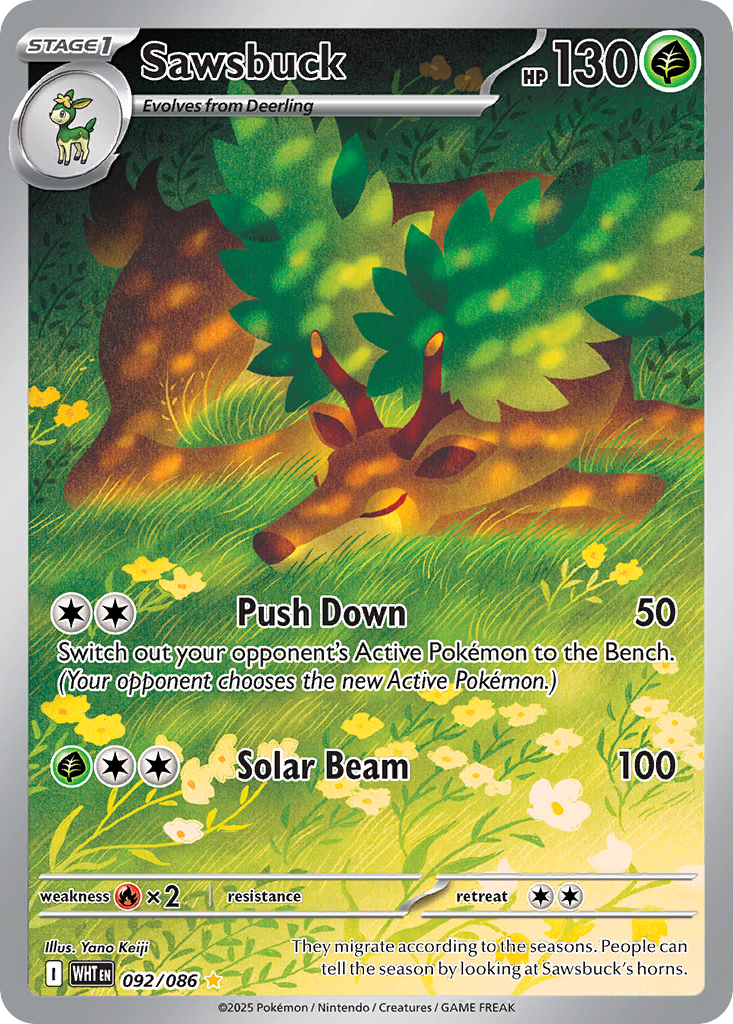 Sawsbuck (92/86) - White Flare