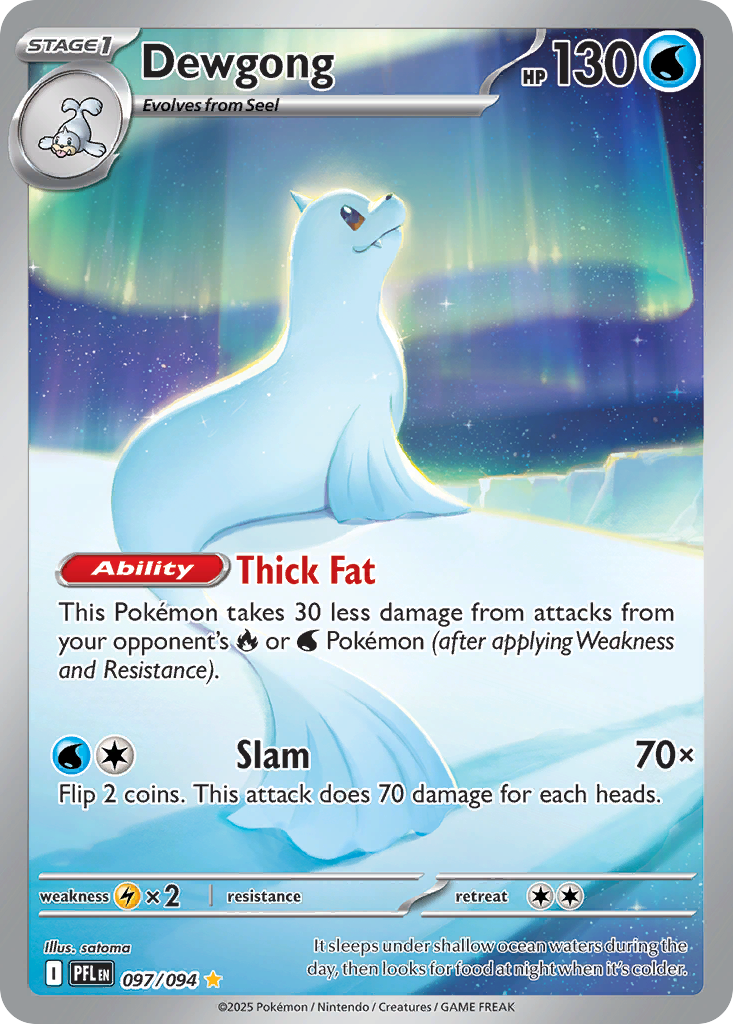 Dewgong (97/94) - Phantasmal Flames