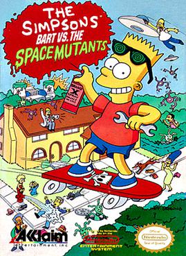 The Simpsons Bart vs the Space Mutants - Sega Genesis Game