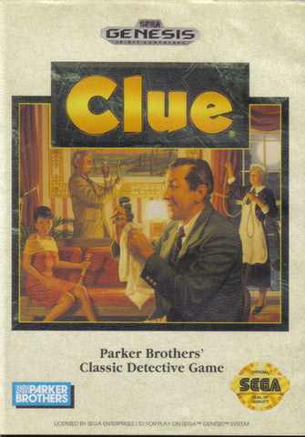 Clue - Sega Genesis Game
