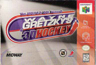 Wayne Gretzky's 3D Hockey - Nintendo 64 Game cover art