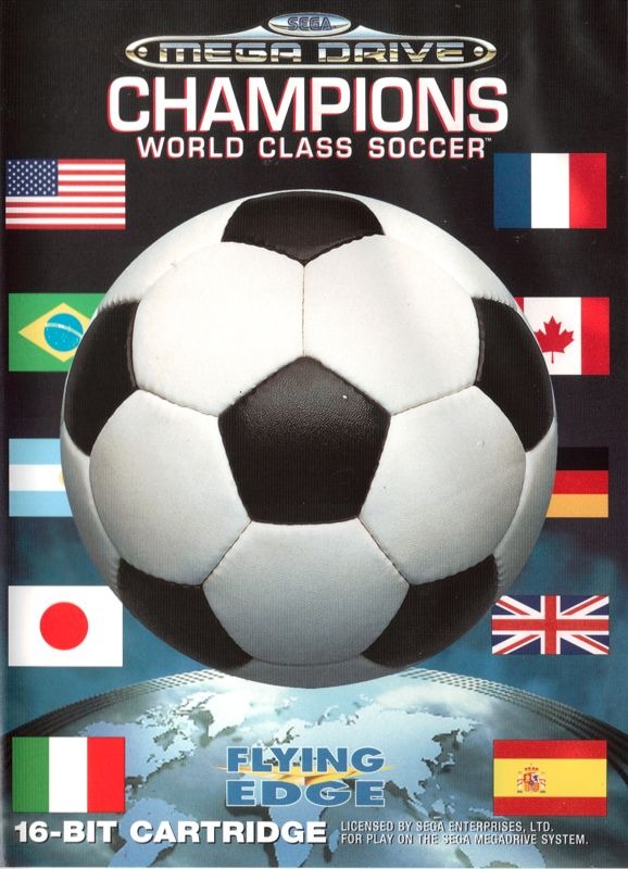 Champions World Class Soccer - Sega Genesis Game front cover