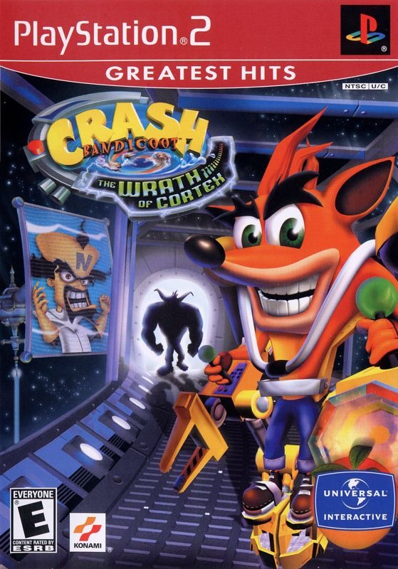 Crash Bandicoot The Wrath of Cortex - PS2 Game front cover