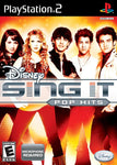 Disney Sing It: Pop Hits - PS2 Game front cover