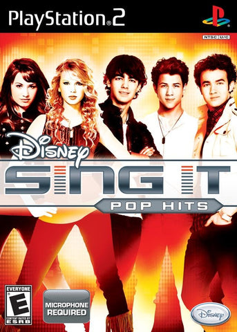 Disney Sing It: Pop Hits - PS2 Game front cover