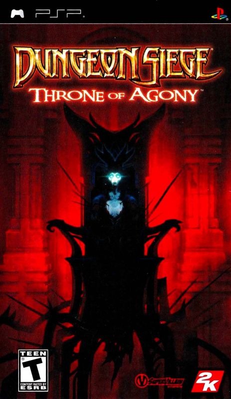 Dungeon Siege Throne of Agony - PSP Game front cover