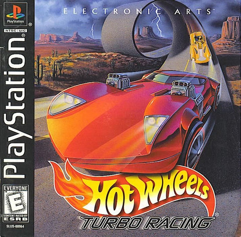 Hot Wheels Turbo Racing - PS1 Game front cover