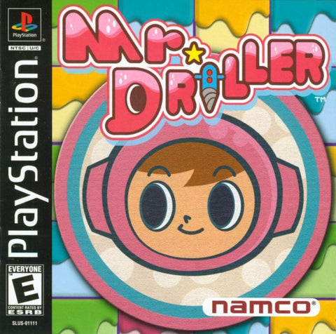 Mr. Driller - PS1 Game front cover
