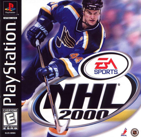 NHL 2000 - PS1 Game front cover