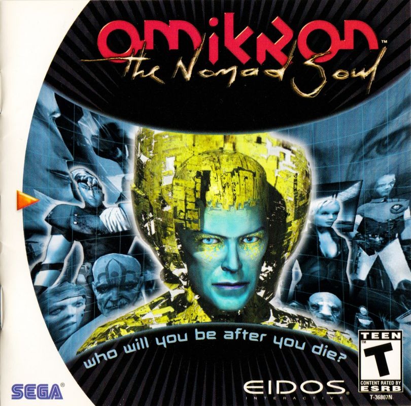 Omikron The Nomad Soul - Sega Dreamcast Game front cover