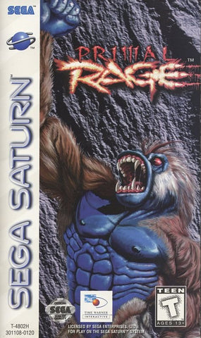 Primal Rage - Sega Saturn Game front cover