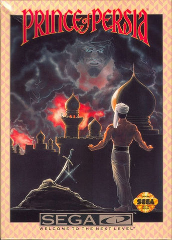 Prince of Persia - Sega CD Game front cover