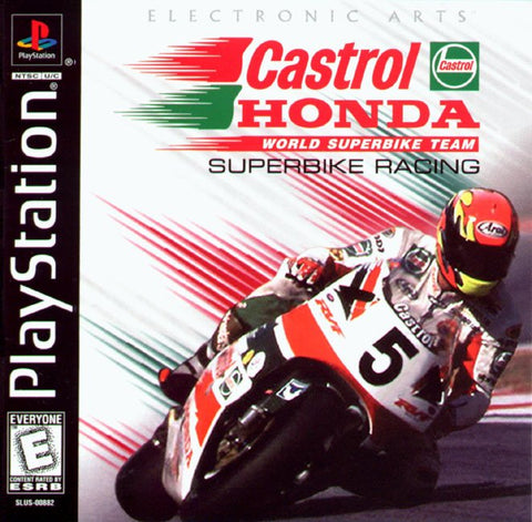 Castrol Honda Superbike Racing - PS1 Game