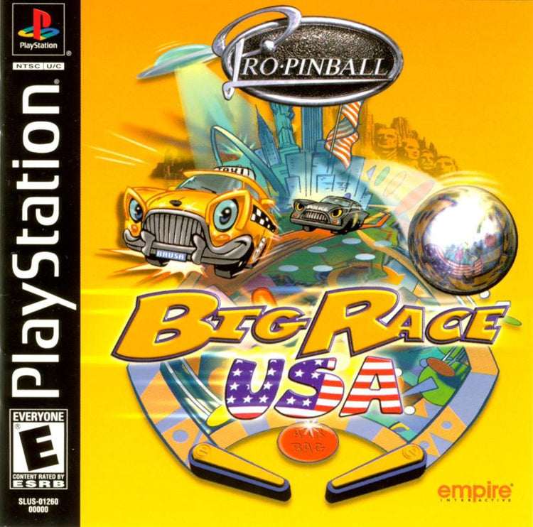Pro Pinball Big Race USA - PS1 Game
