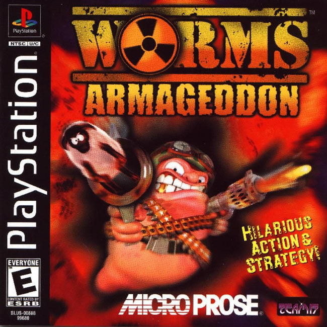 Worms Armageddon - PS1 Game