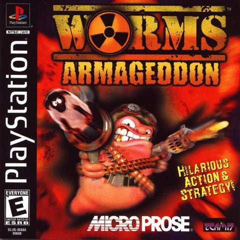 Worms Armageddon - PS1 Game