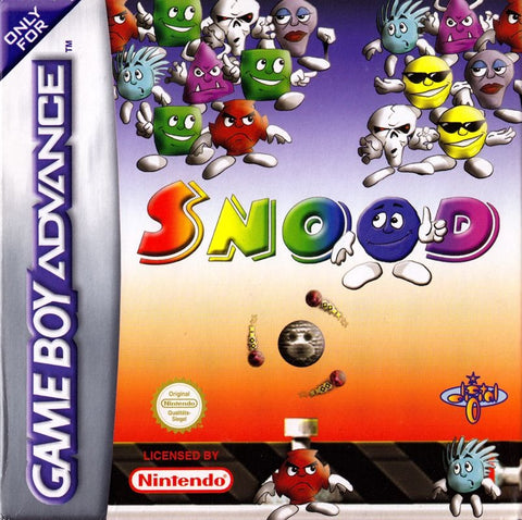 Snood - GBA Game front cover