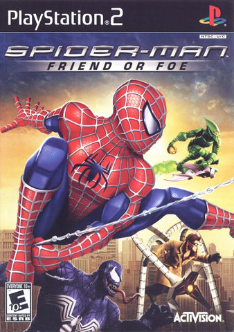 Spiderman Friend or Foe - PS2 Game front cover