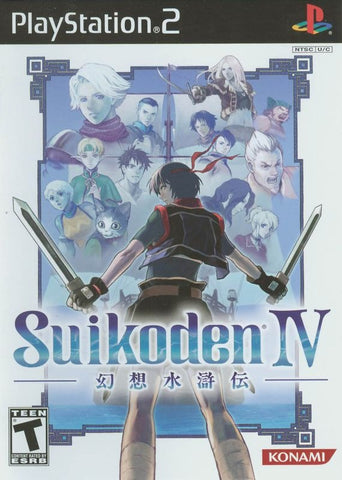 Suikoden IV - PS2 Game front cover