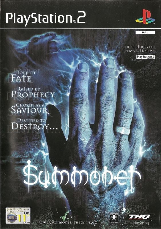 Summoner - PS2 Game front cover