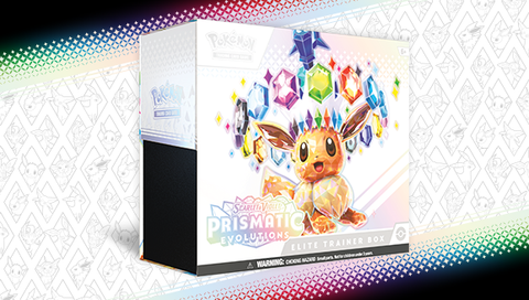 Pokemon Prismatic Evolutions Elite Trainer Box
