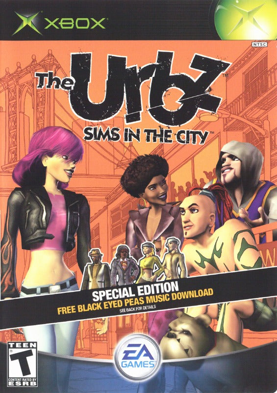 The Urbz Sims in the City - Xbox Game front cover