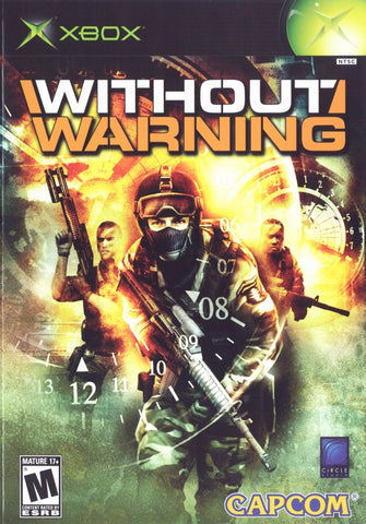 Without Warning - Xbox Game front cover