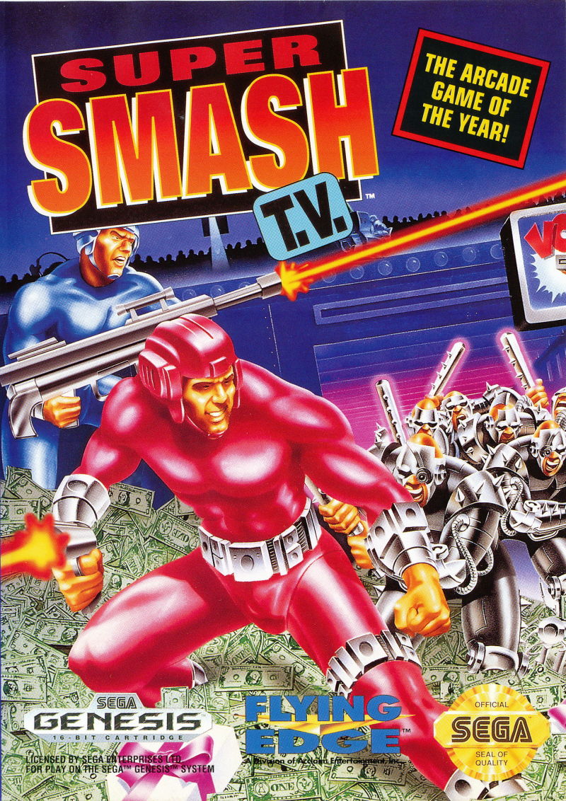 Super Smash TV Sega Genesis Game 8Bit Legacy