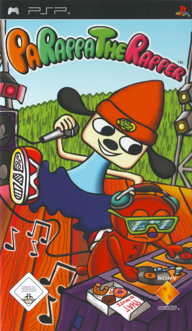 Parappa The Rapper PSP MANUAL ONLY Authentic