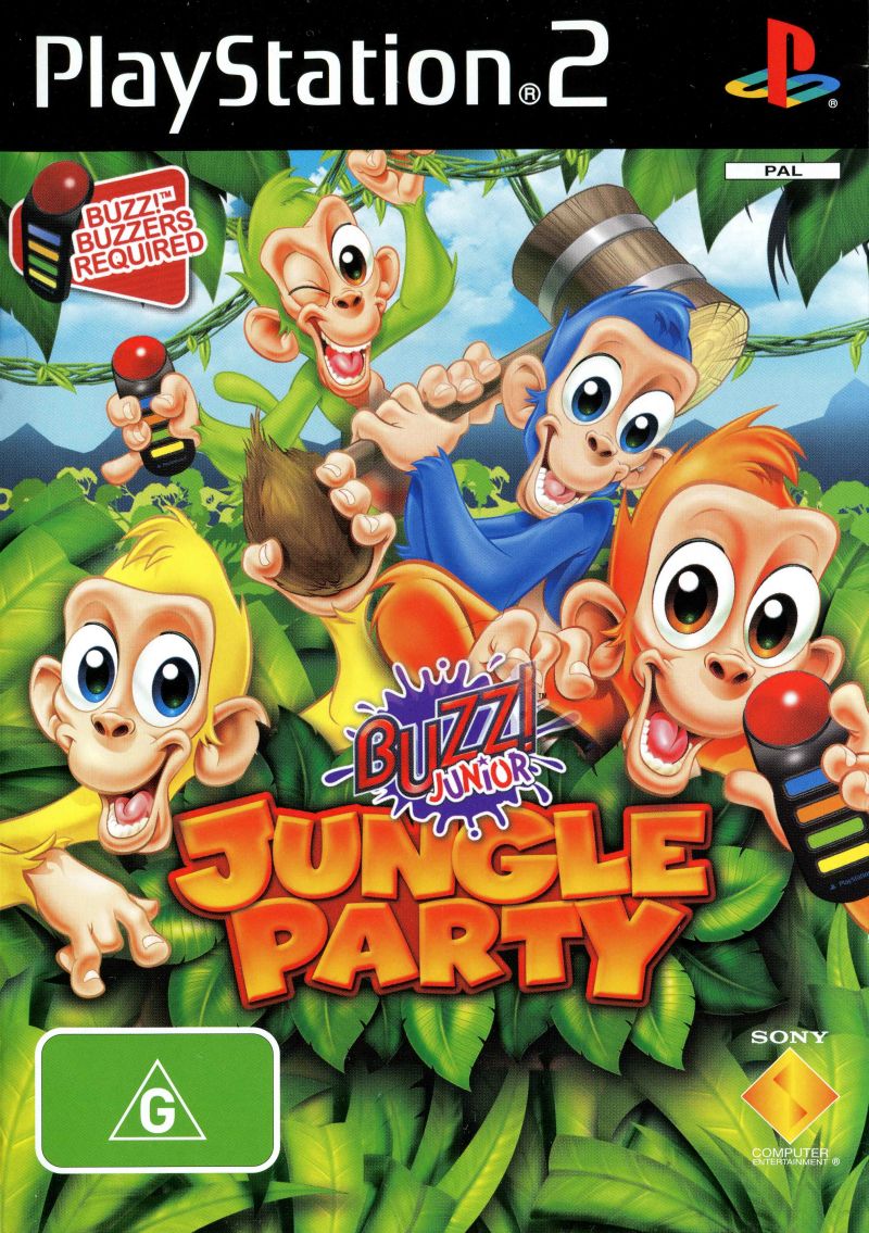 Buzz Junior Jungle Party Sony Playstation 2 Game