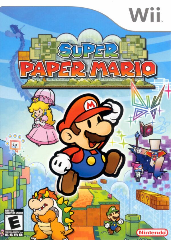 Super Paper Mario Wii Game 8 Bit Legacy 1699